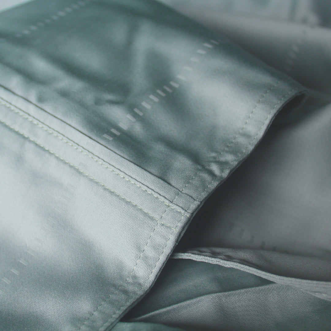 Jean Perry Clino Fitted Bedsheet Set | 100% Combed Cotton Sateen 1200TC