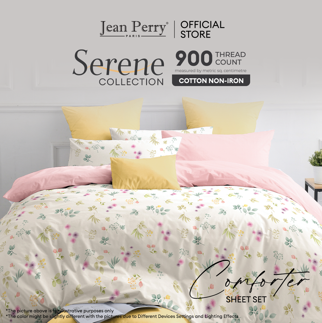 Novelle Serene Comforter Set - Cotton Non-Iron (Super Single/Queen/King) B4