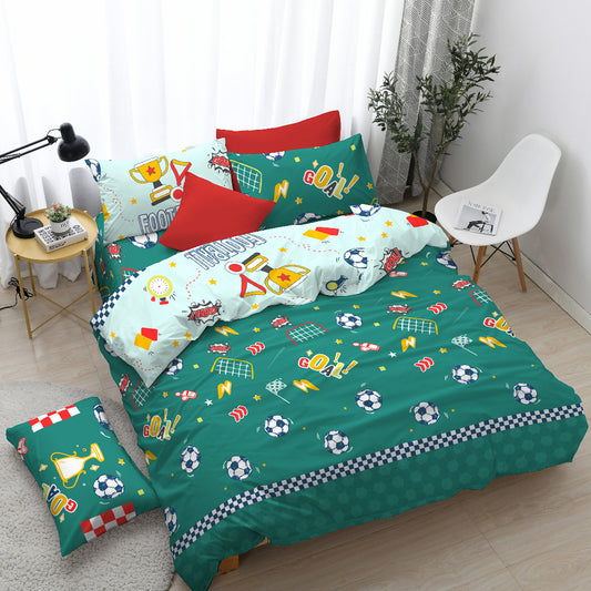 Ann Taylor Cotton Non-Iron Playful Fitted Bedsheet Set  - 900TC