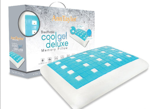 Ann Taylor Breathable Cool Gel Deluxe Memory Pillow
