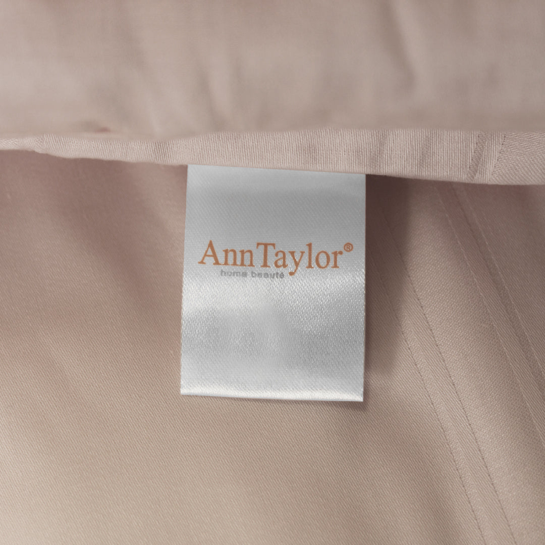Ann Taylor 100% Combed Cotton Sateen Modern Ease Fitted Bedsheet Set -  980TC