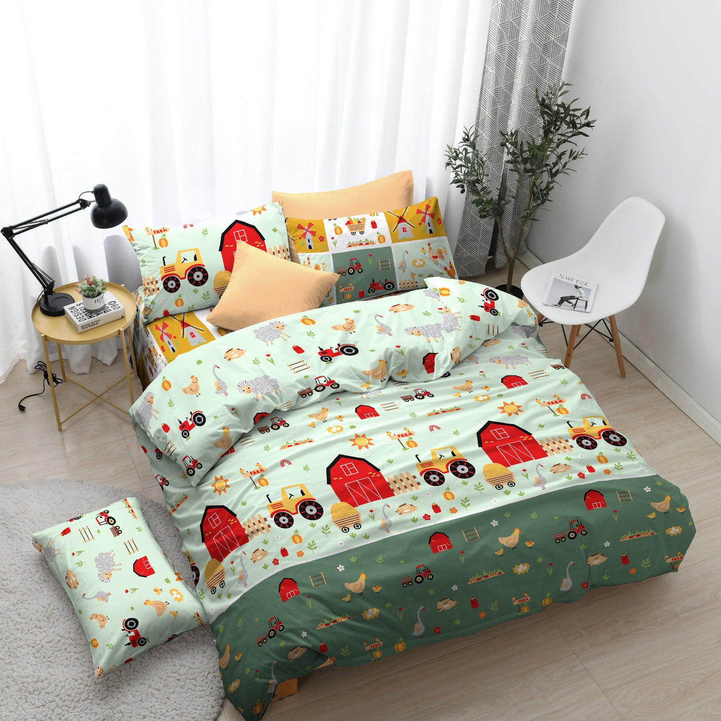 Ann Taylor Eco Cotton Super Star Junior Fitted Bedsheet Set - 750TC