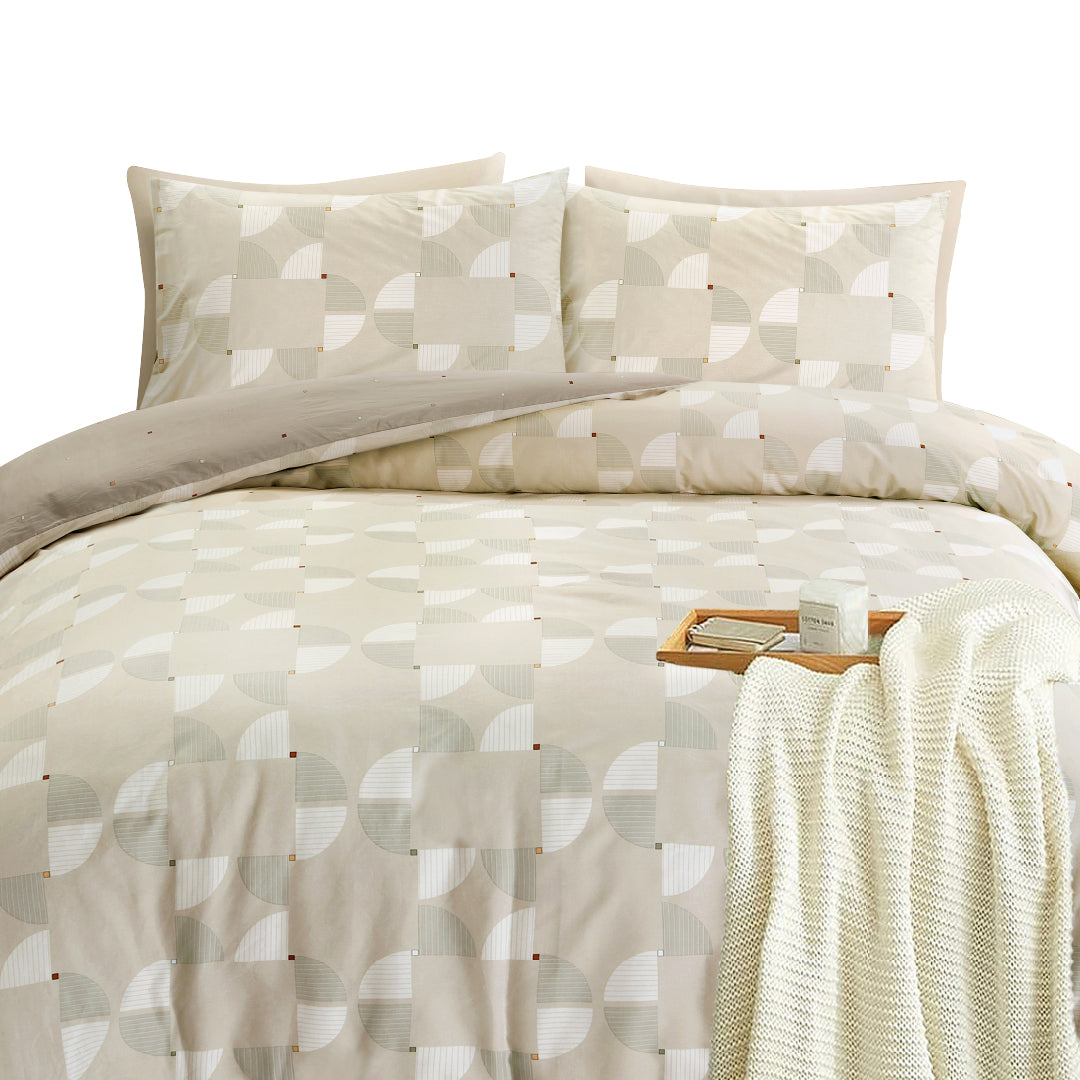 Jean Perry Marino Quilt Cover Set - 100% Combed Cotton Sateen 950TC (Queen/King) B4 B5