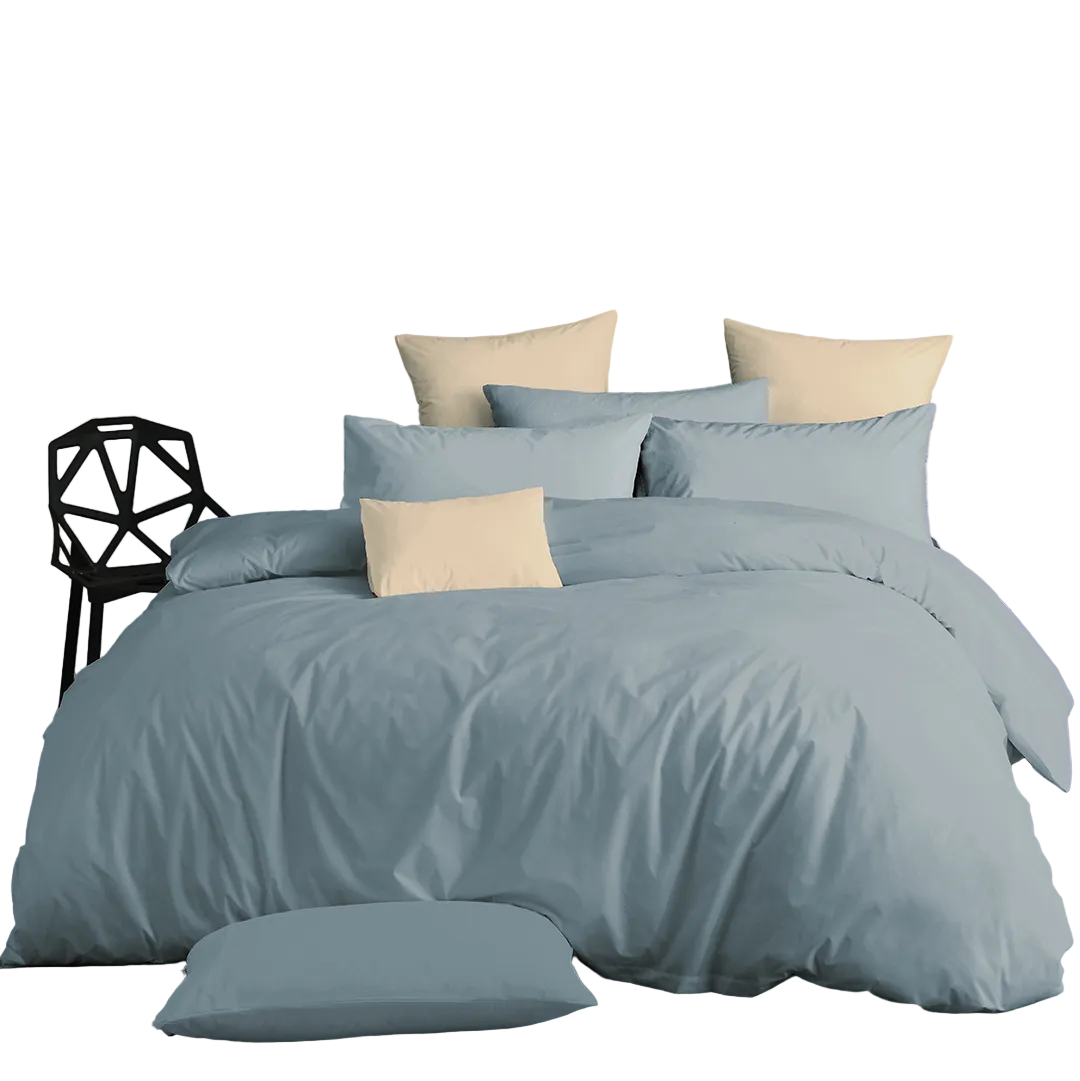 Novelle Signature Pure Cotton Fitted Bedsheet Set | 100% Cotton 950TC
