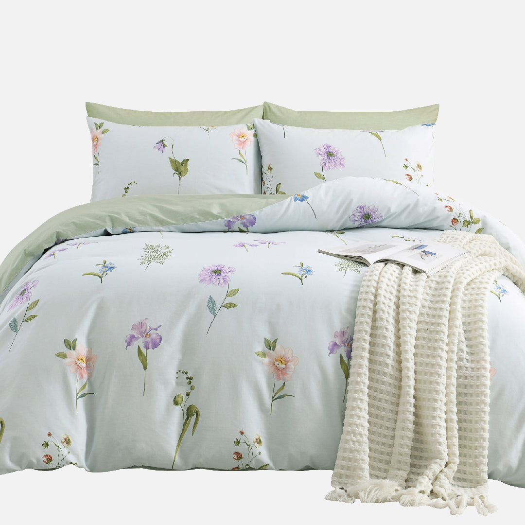 Jean Perry Marino Fitted Bedsheet Set - 100% Combed Cotton Sateen 950TC (Super Single/Queen/King) B4 B5