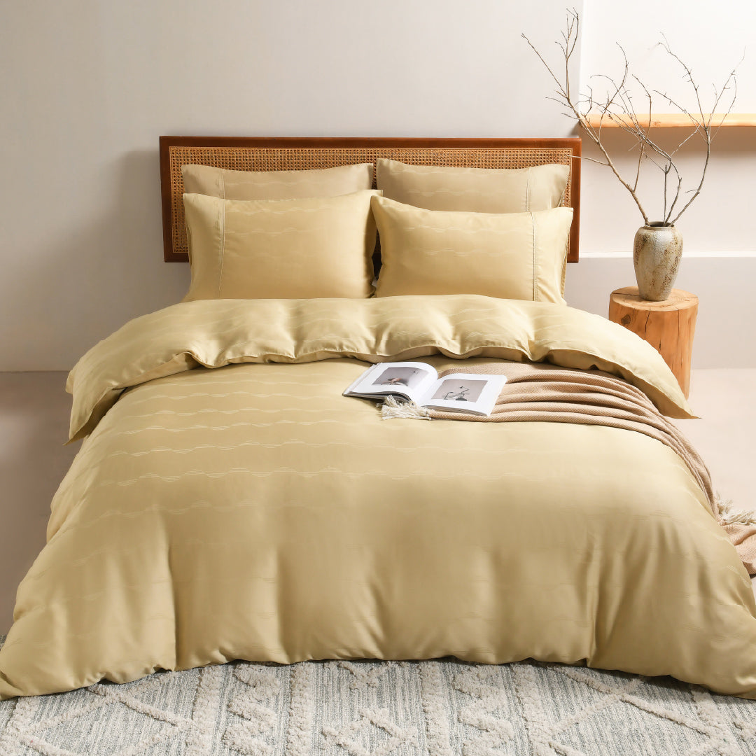 Jean Perry TENCEL™ with Bamboo Charcoal Blended Revin Fitted Bedsheet Set - 1270TC (Queen/King) B3/B4