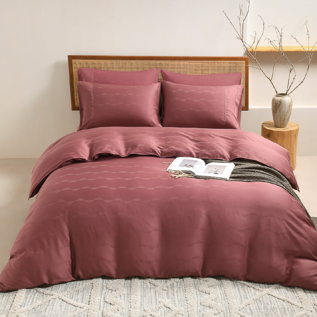 Jean Perry TENCEL™ with Bamboo Charcoal Blended Revin Fitted Bedsheet Set - 1270TC (Queen/King) B3/B4