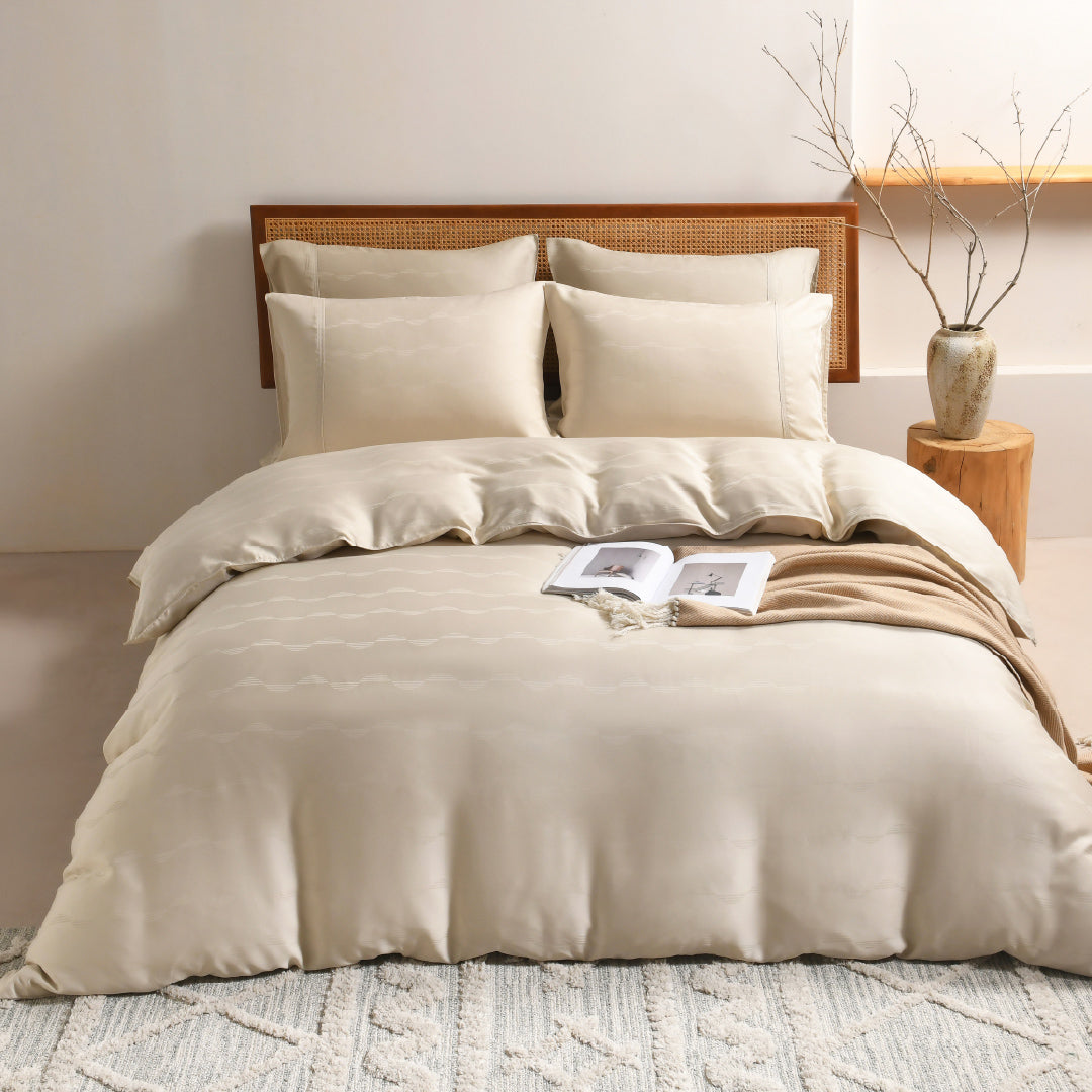 Jean Perry TENCEL™ with Bamboo Charcoal Blended Revin Fitted Bedsheet Set - 1270TC (Queen/King) B3/B4