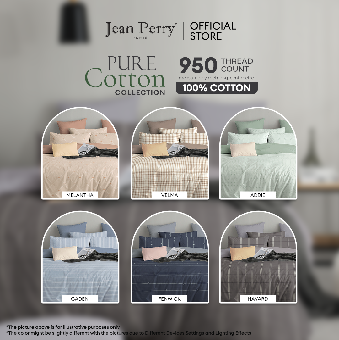 Novelle Pure Cotton Fitted Bedsheet Set - 100% Cotton (Super Single/Queen/King) B4/5/7