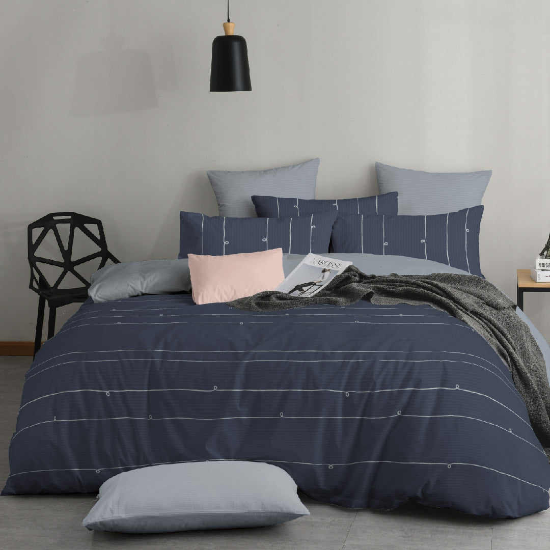Novelle Pure Cotton Fitted Bedsheet Set - 100% Cotton (Super Single/Queen/King) B4/5/7