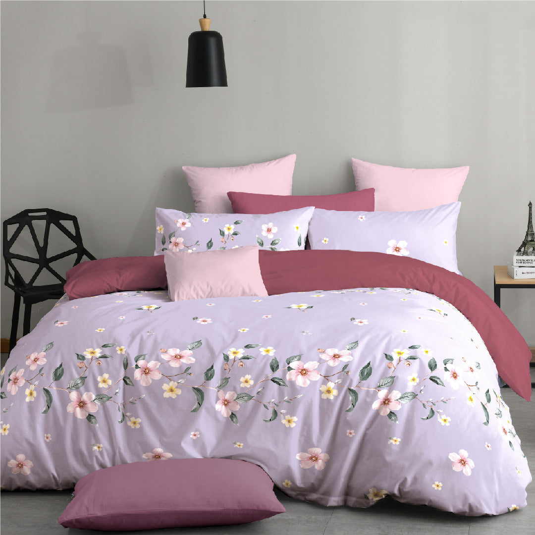 Novelle Serene Fitted Bedsheet Set - Cotton Non-Iron (Single/Queen/King) B2/B3