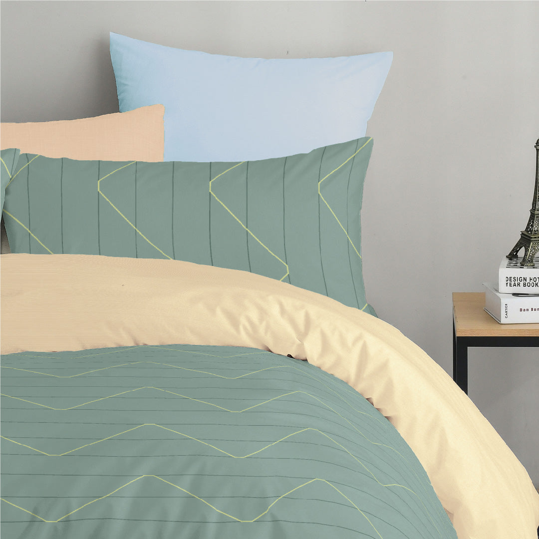 Novelle Serene Fitted Bedsheet Set - Cotton Non-Iron (Single/Queen/King) B2/B3