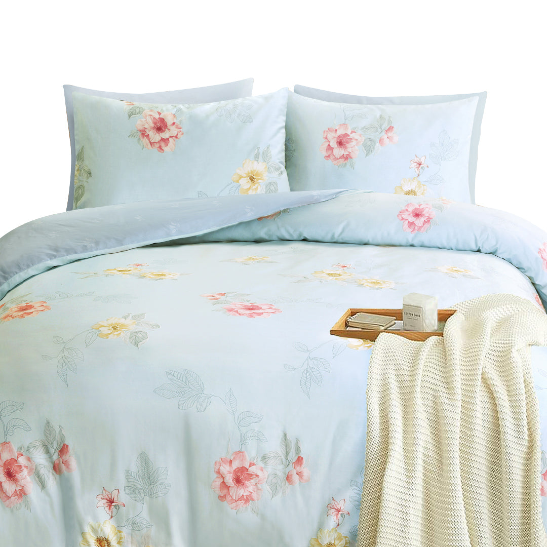 Jean Perry Marino Quilt Cover Set - 100% Combed Cotton Sateen 950TC (Queen/King) B4 B5