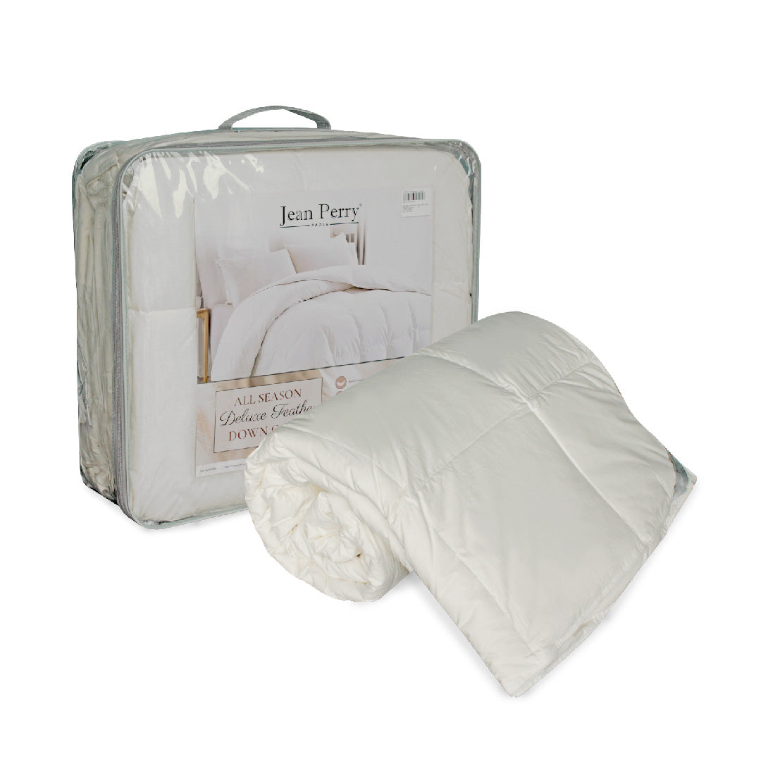 Jean Perry Season Deluxe Feather Down White Quilt