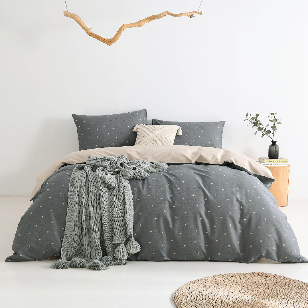 Jean Perry Dallas Quilt Cover Set - COTTON USA™ 1100TC (Super Single/ Queen/ King)