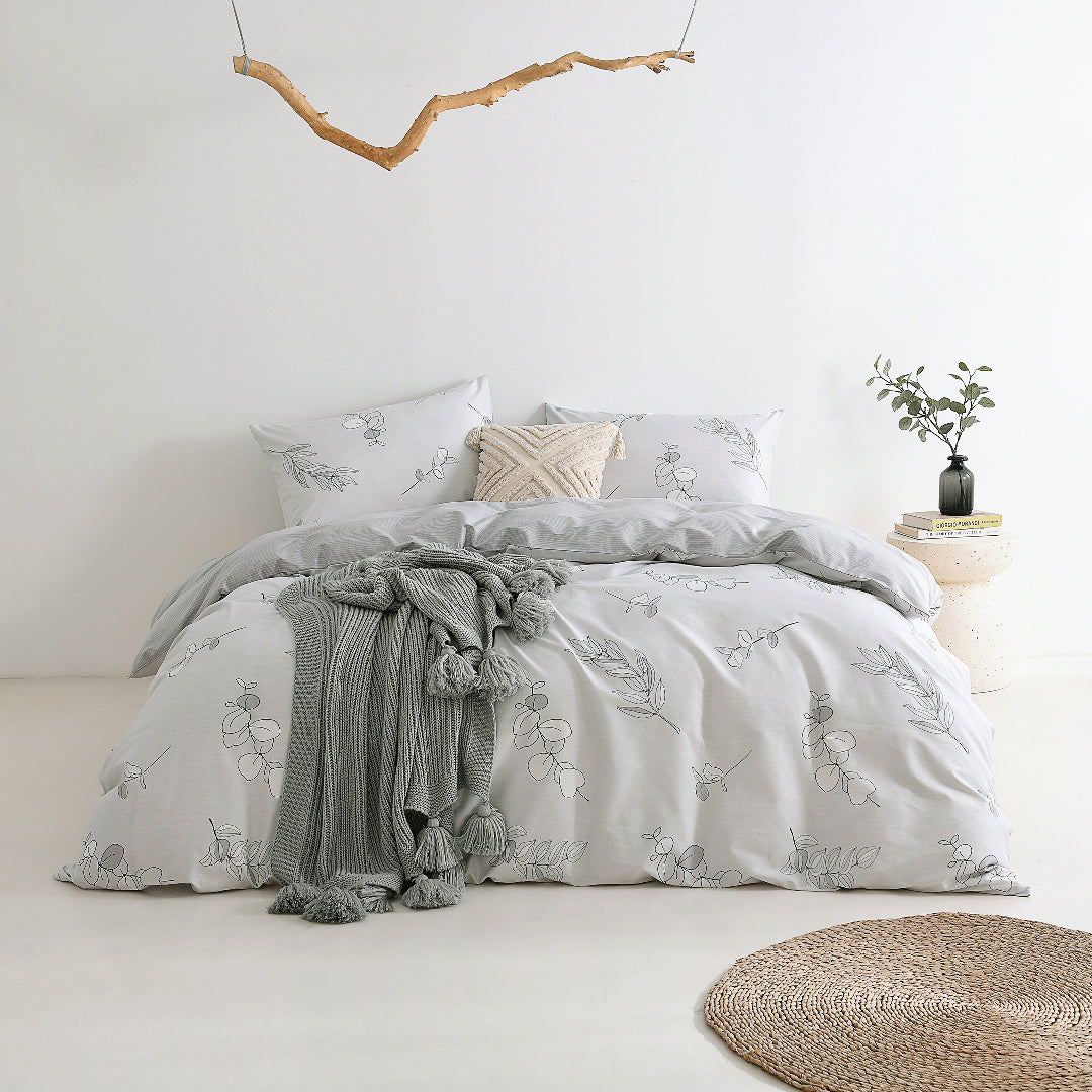 Jean Perry Dallas Quilt Cover Set - COTTON USA™ 1100TC (Super Single/ Queen/ King)