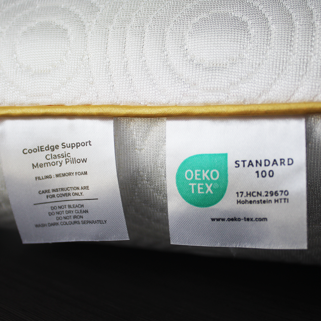 Jean Perry Cool Edge Support Memory Pillow | Classic