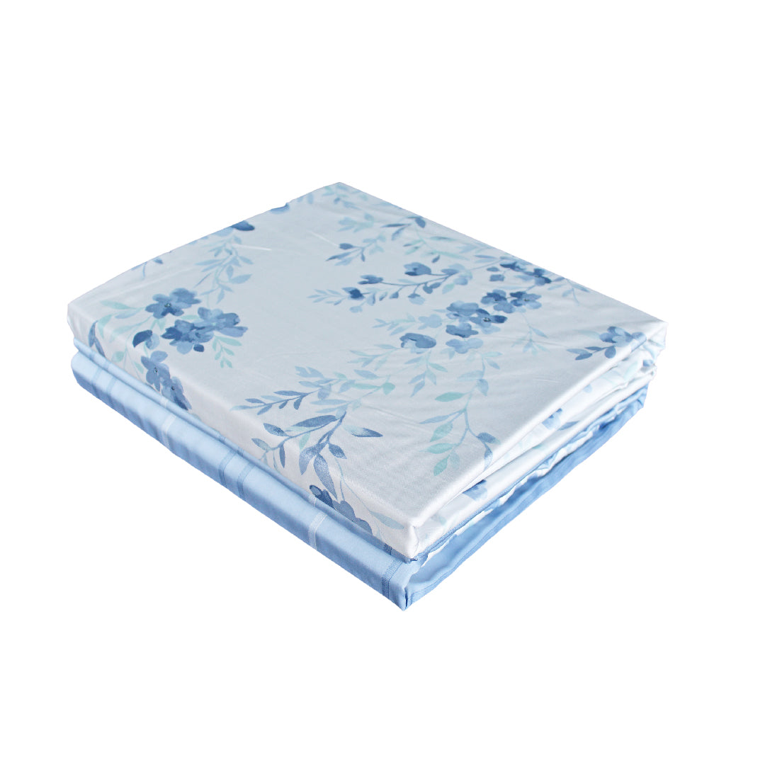 Jean Perry EcoSilk® Cascia Fitted Bedsheet Set | 100% Natural Plant Fiber 1200TC