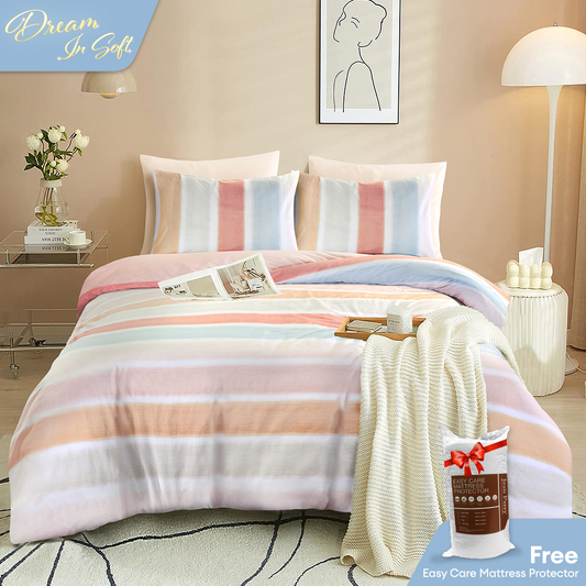 Jean Perry 100% Combed Cotton Sateen Marino Fitted Bedsheet Set - 950TC B2