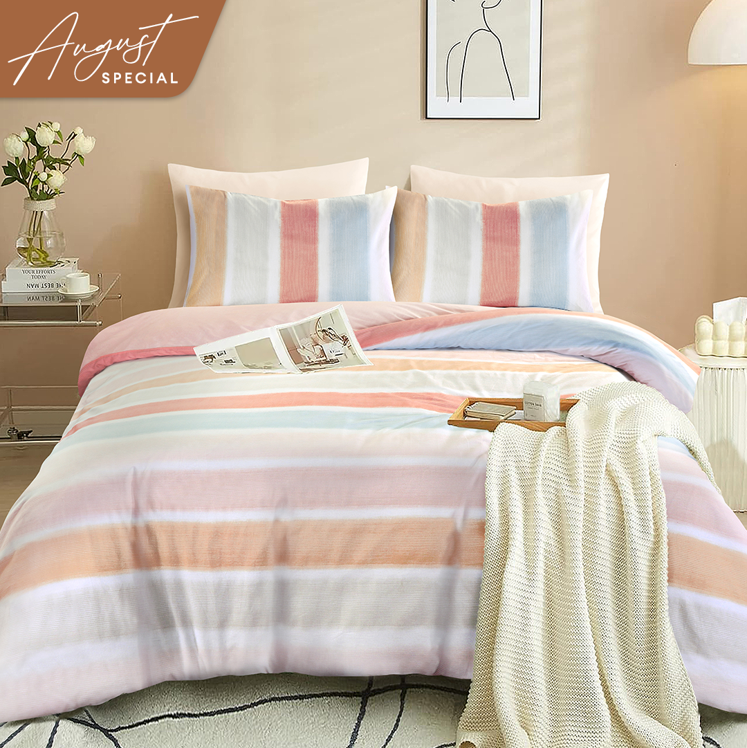 Jean Perry 100% Combed Cotton Sateen Marino Fitted Bedsheet Set - 950TC