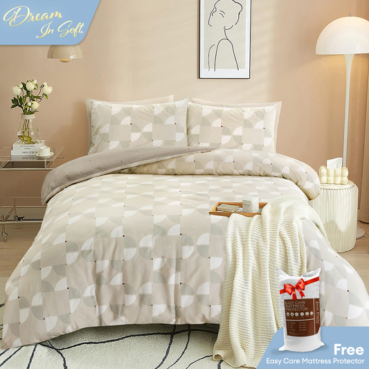 Jean Perry Marino Comforter Set - 100% Combed Cotton Sateen 950TC (Queen/King) B4 B5