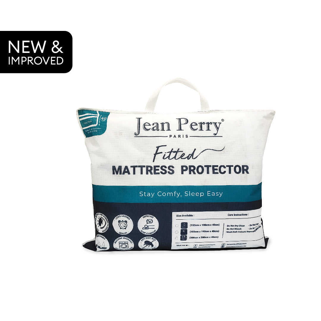 Jean Perry Fitted Mattress Extra Thick Protector (40cm)