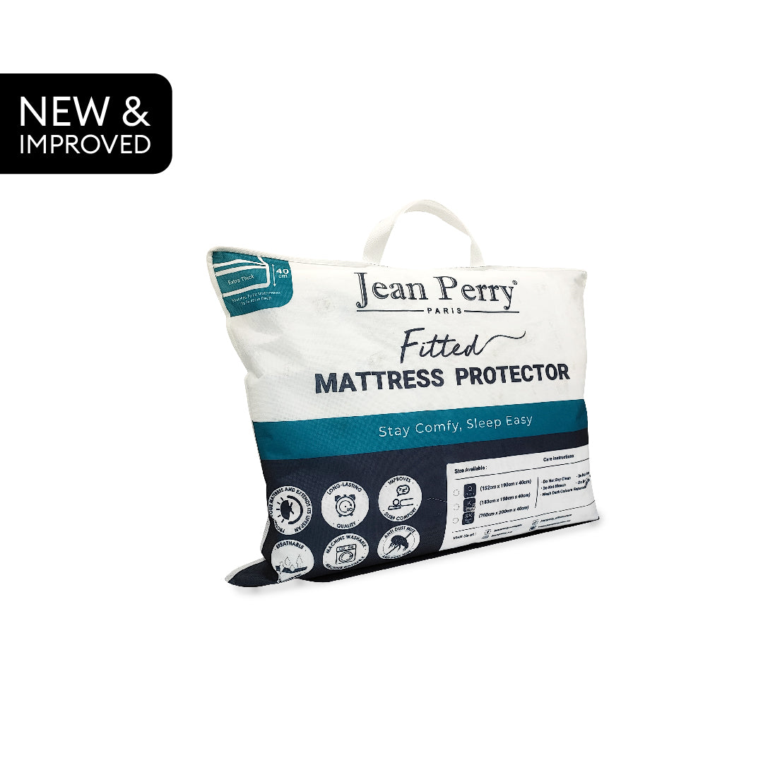 Jean Perry Fitted Mattress Extra Thick Protector (40cm)