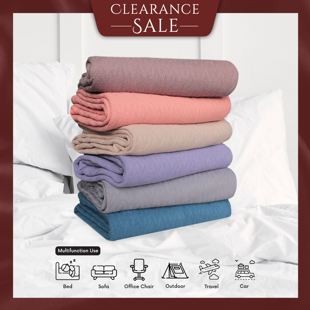 Jean Perry Thermal Blanket - 100% Cotton