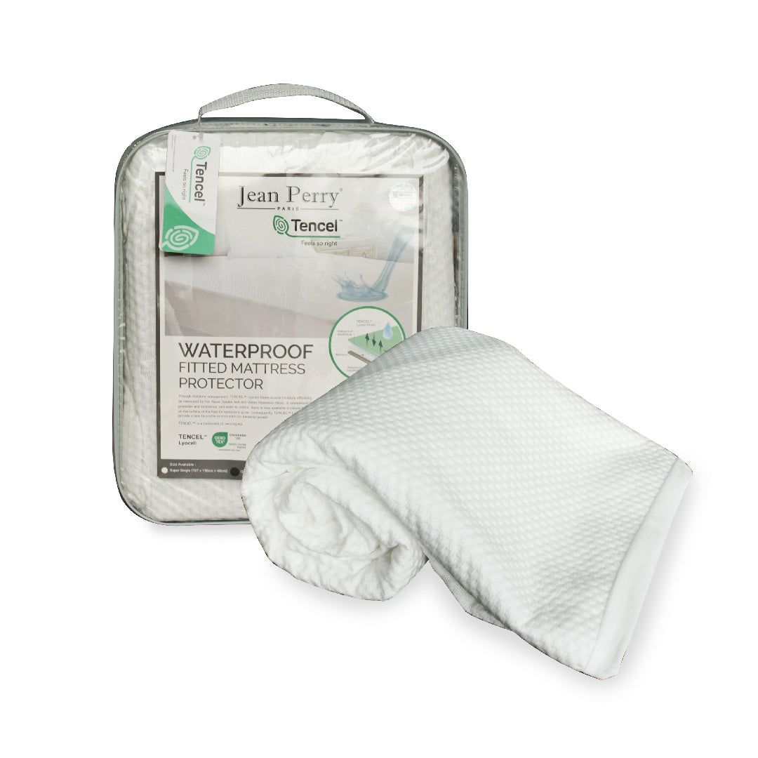 Jean Perry TENCEL™ Waterproof Fitted Mattress Protector