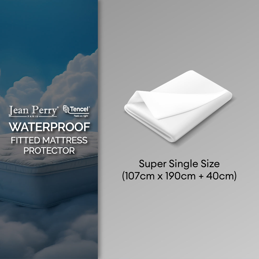 Jean Perry TENCEL™ Waterproof Fitted Mattress Protector
