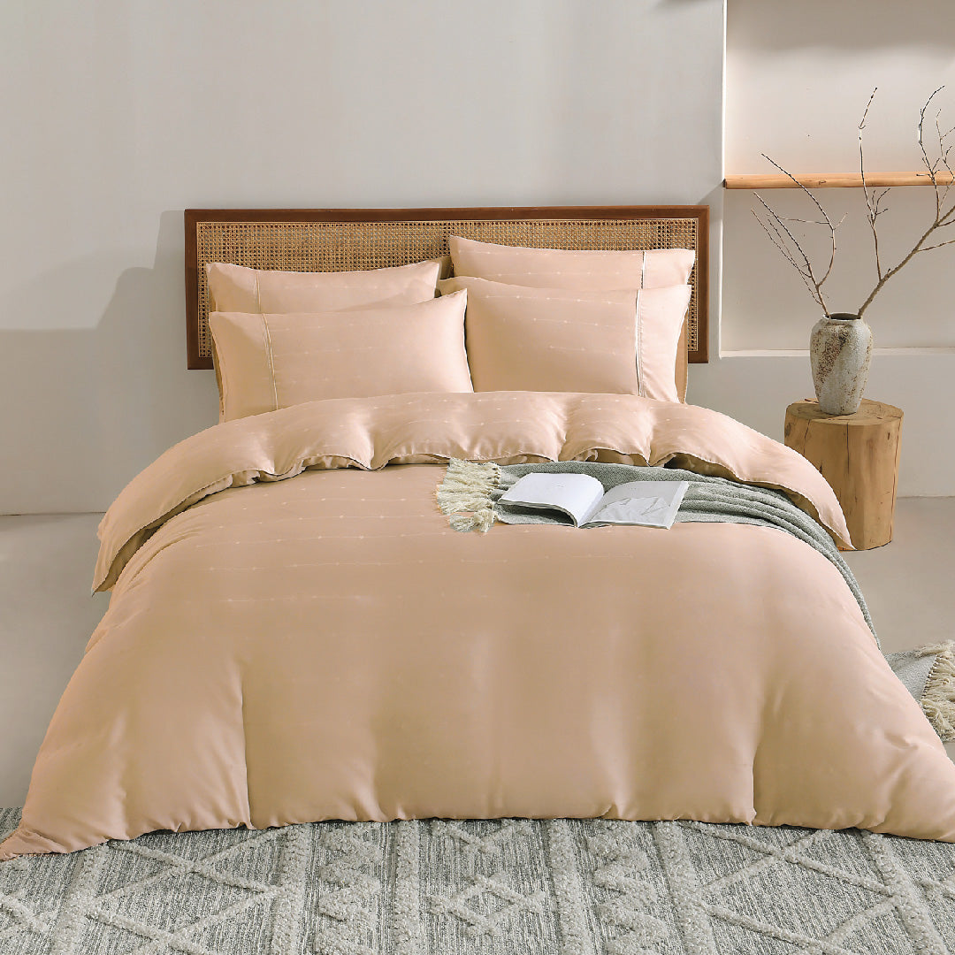 Jean Perry TENCEL™ with Bamboo Charcoal Blended Revin Fitted Bedsheet Set - 1200TC (Queen/ King) B2