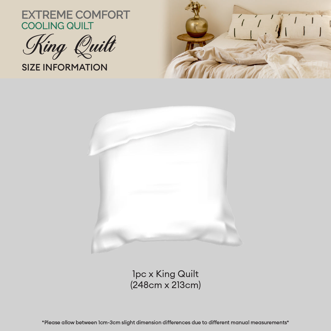 Jean Perry TENCEL™ Extreme Comfort Cooling White Quilt