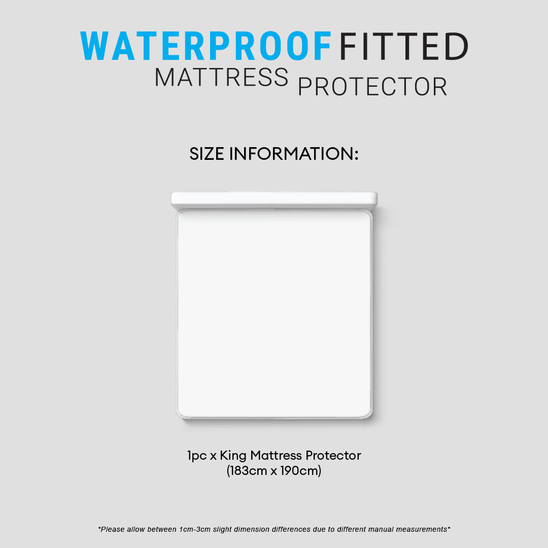 Jean Perry Waterproof Fitted Mattress Protector - 40cm
