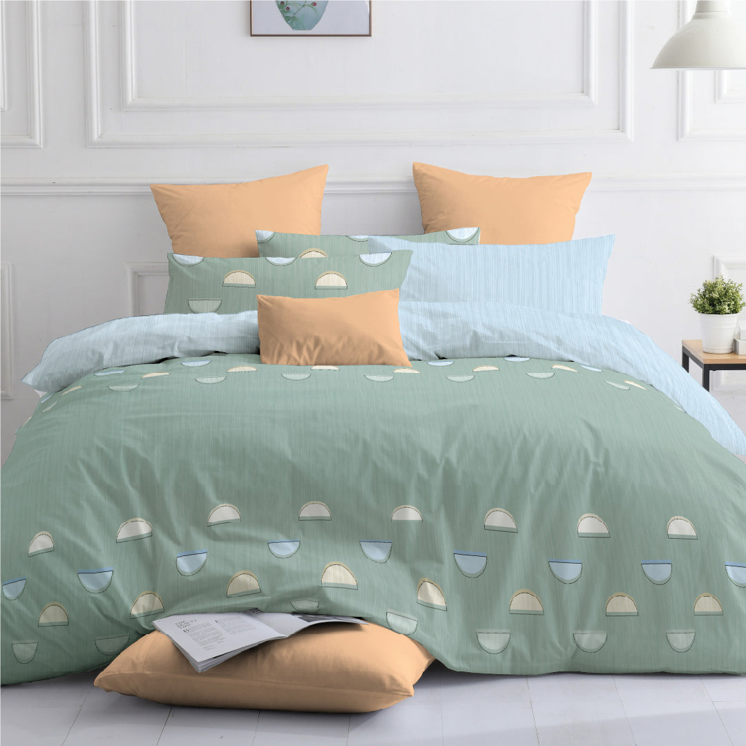 Novelle Serene Fitted Bedsheet Set - Cotton Non-Iron (Single/Queen/King) B4