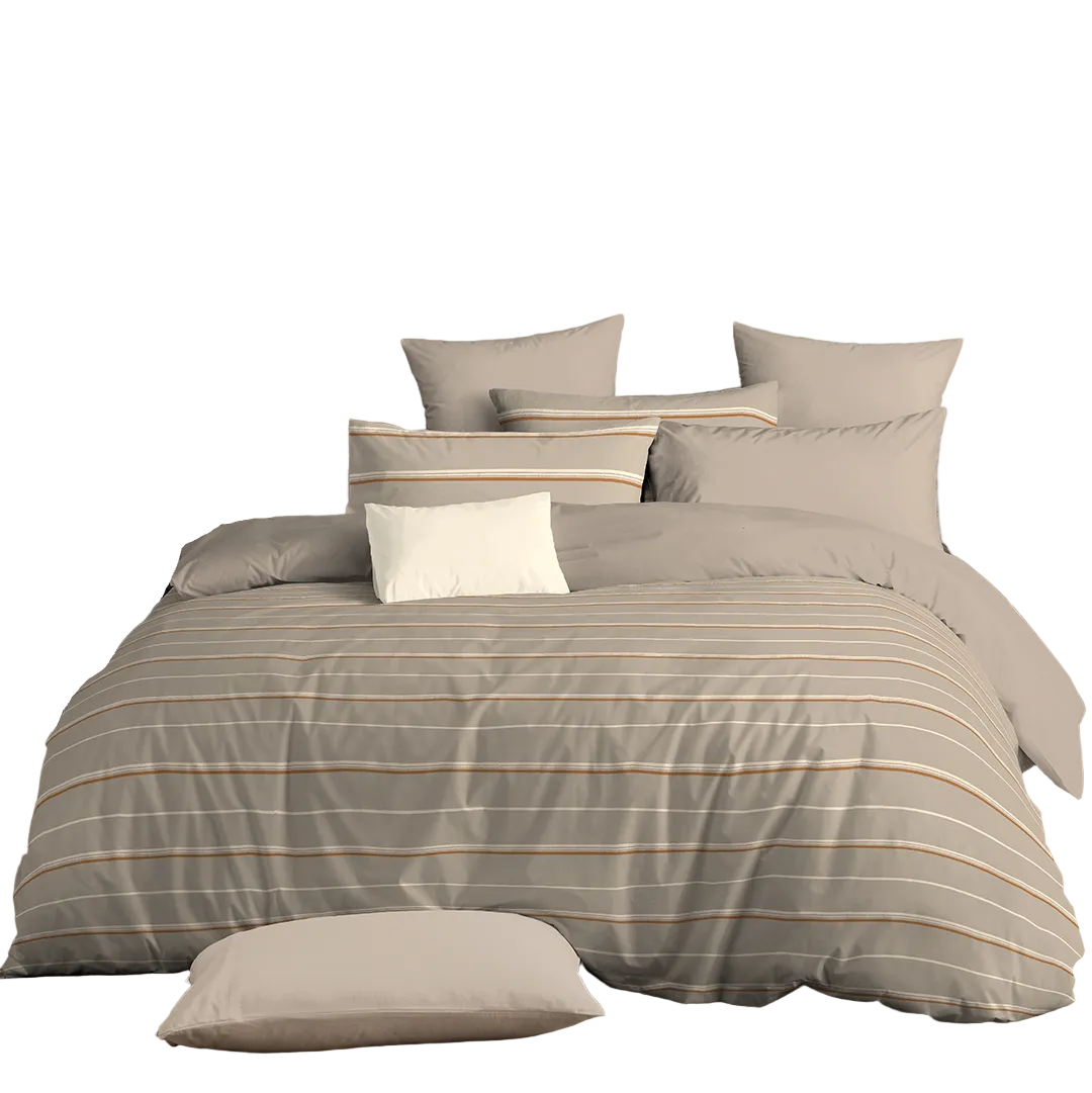 Novelle Pure Cotton Fitted Bedsheet Set | 100% Cotton 950TC