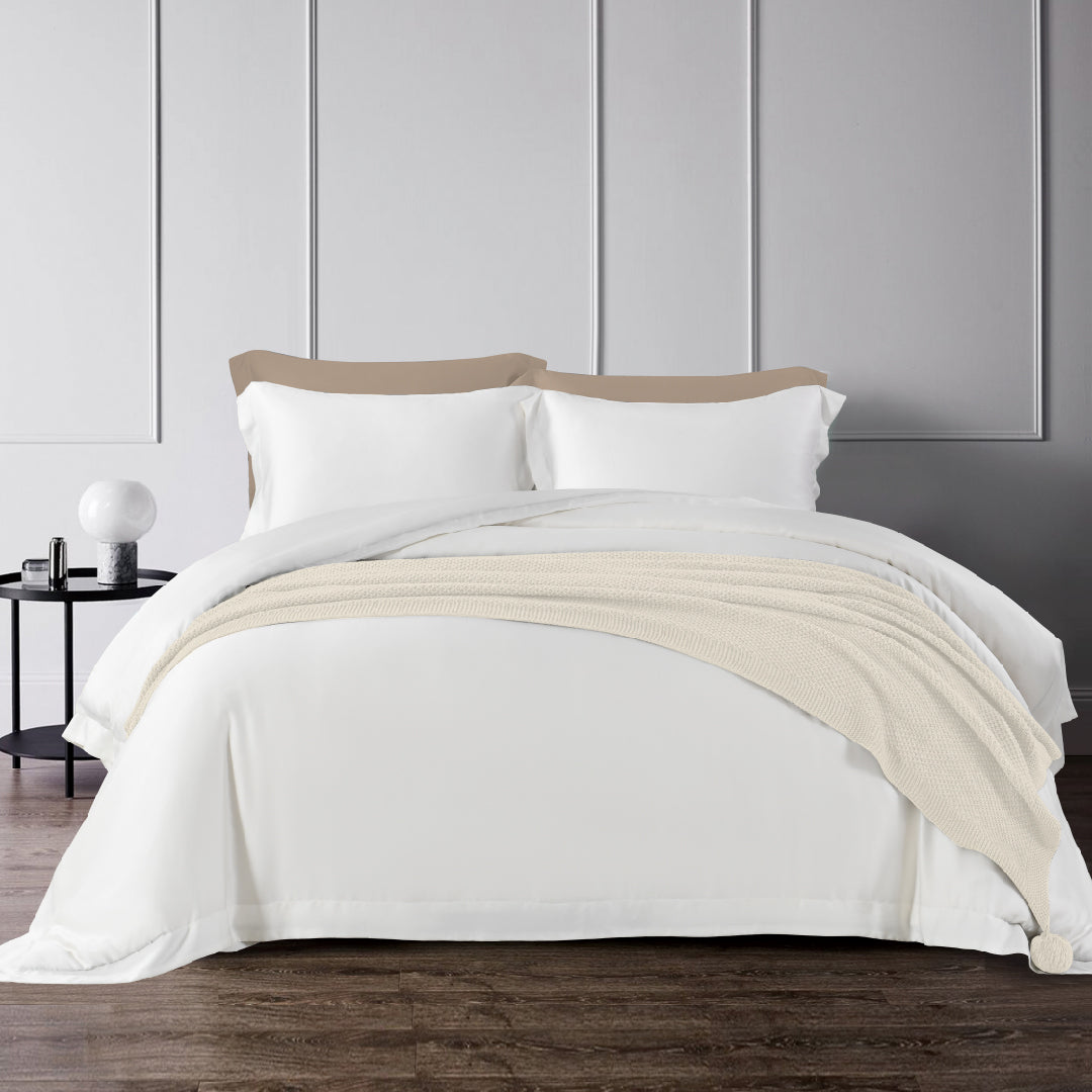 Louis Casa TENCEL™ Benevento Fitted Sheet Set - 1400TC B4