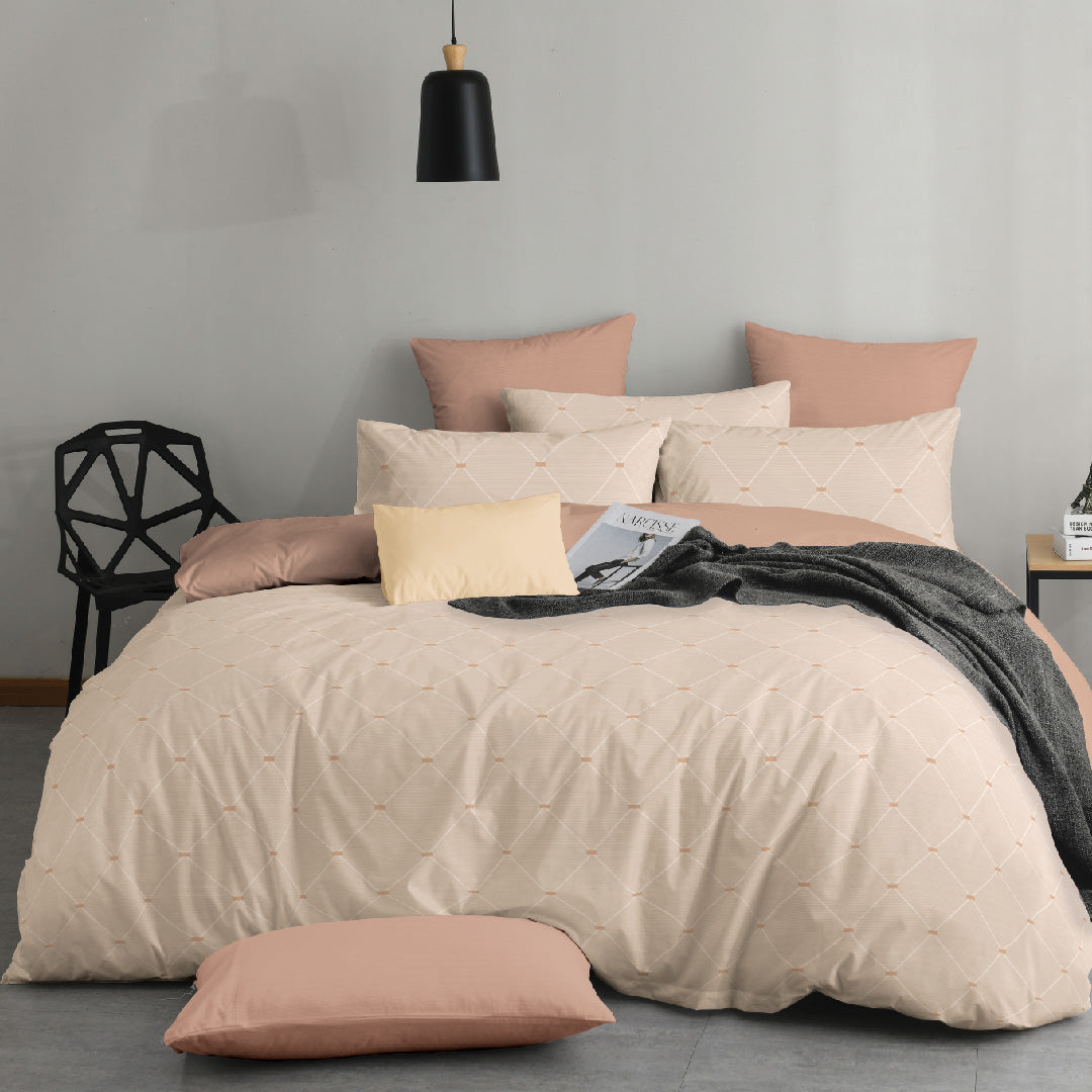 Novelle Pure Cotton Fitted Bedsheet Set - 100% Cotton (Super Single/Queen/King) B4/5/7