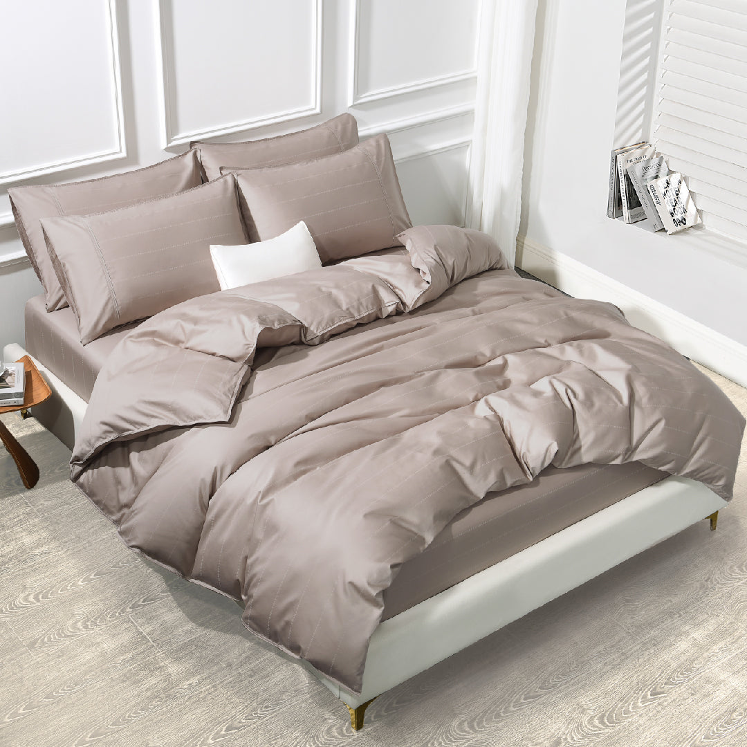 Jean Perry Clino Fitted Bedsheet Set -  100% Combed Cotton Sateen (1200TC) B3/B4