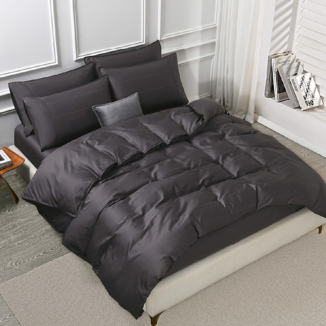 Jean Perry Clino Quilt Cover Set | 100% Combed Cotton Sateen 1200TC