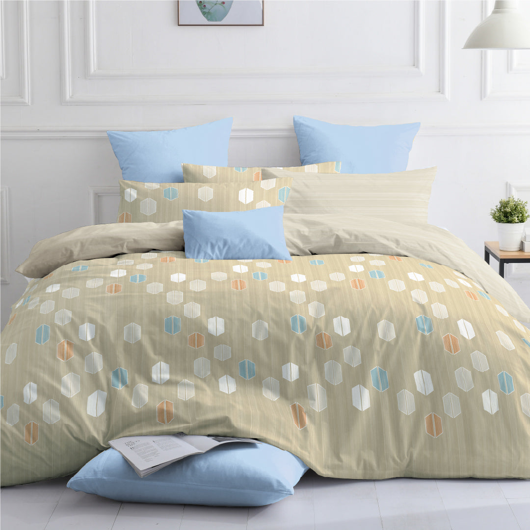 Novelle Serene Fitted Bedsheet Set - Cotton Non-Iron (Single/Queen/King) B4