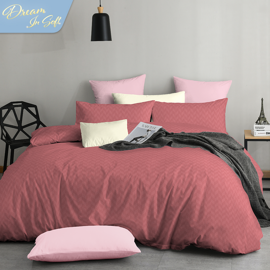 Novelle Room Inspo Fitted Bedsheet Set -  Cotton Non-Iron 900TC (Super Single/ Queen/ King)