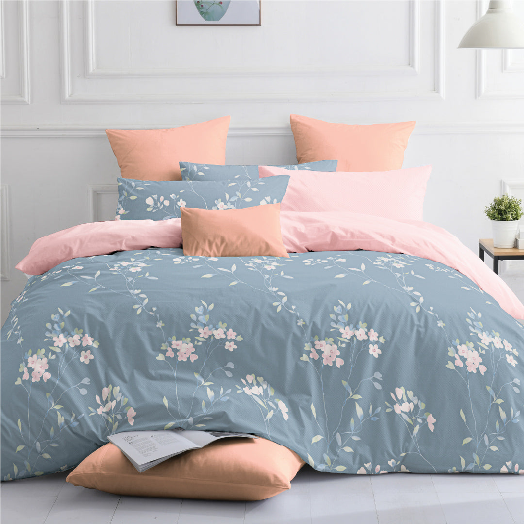 Novelle Serene Fitted Bedsheet Set | Cotton Non-Iron 900TC