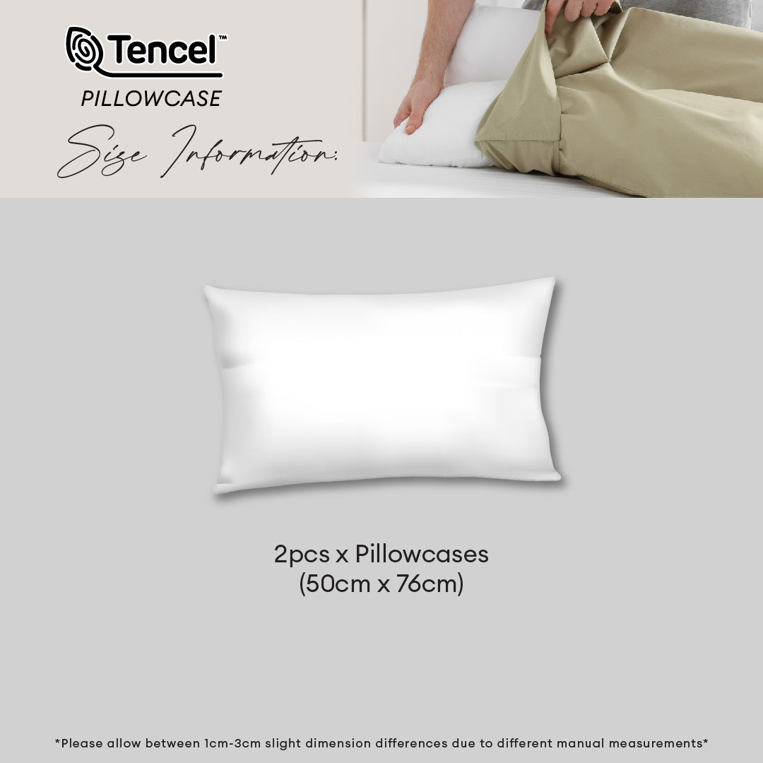 Jean Perry TENCEL™ 2pcs Pillow Case - 1300TC