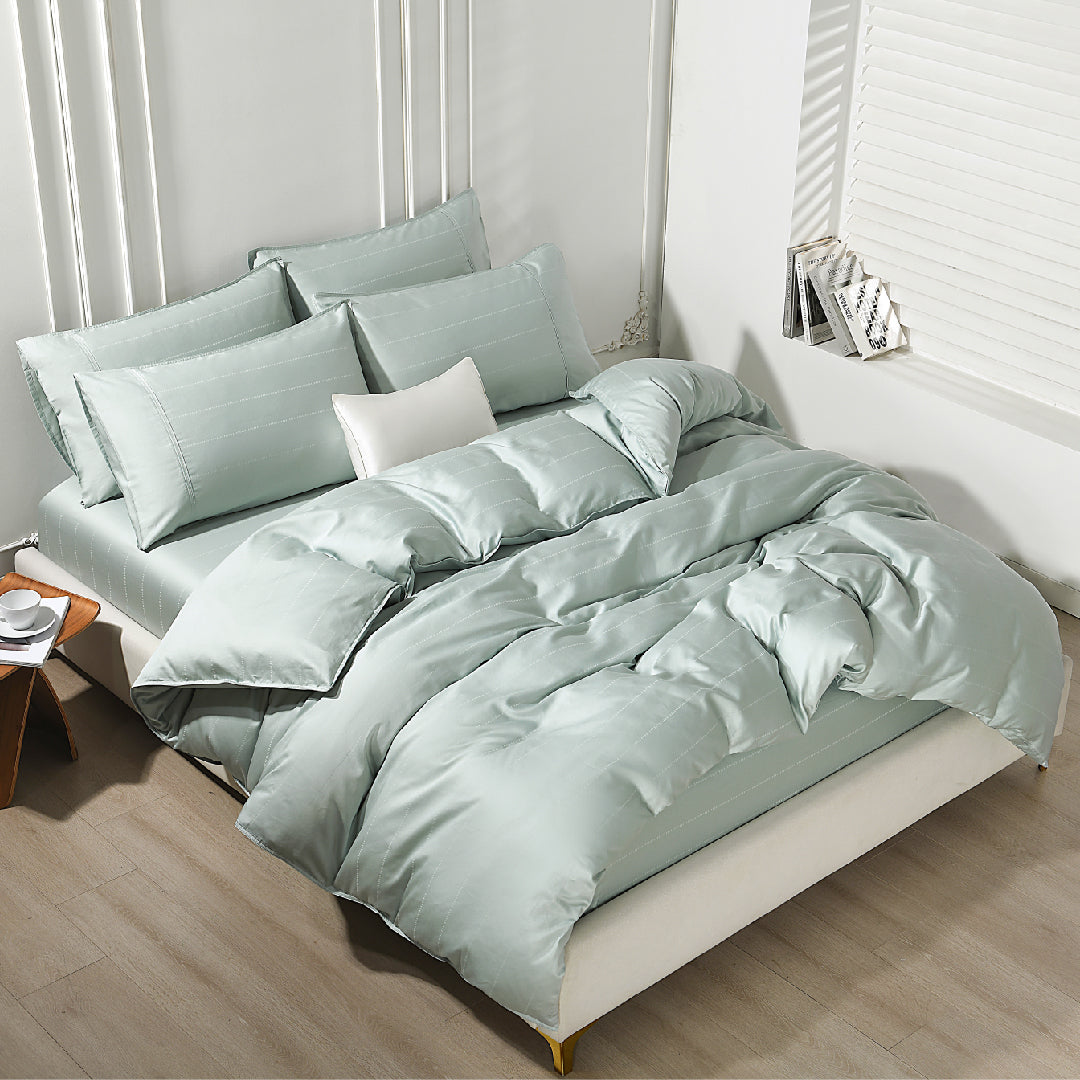 Jean Perry 100% Combed Cotton Sateen Clino Fitted Bedsheet Set B2- 1000TC