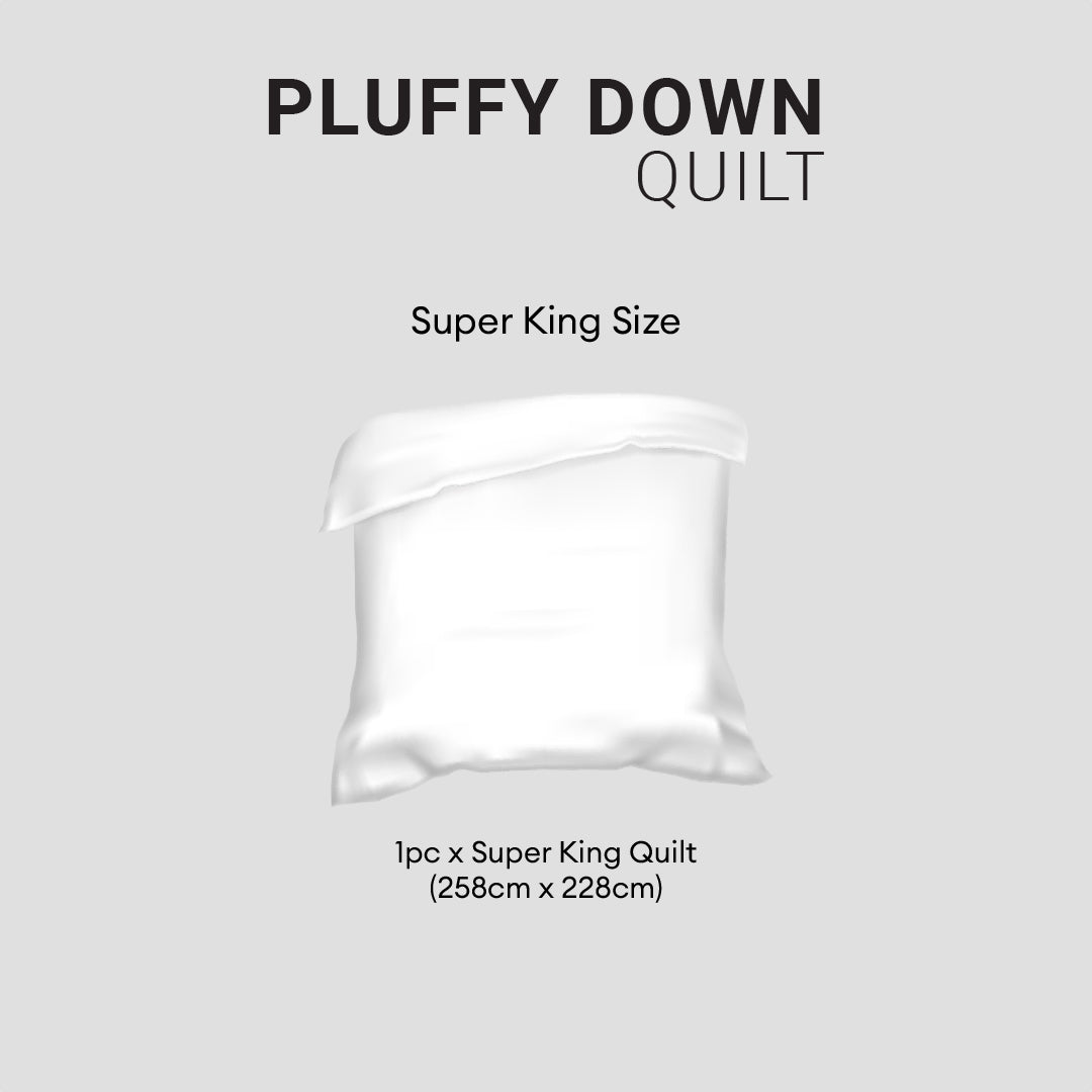 Jean Perry Pluffy Down White Quilt