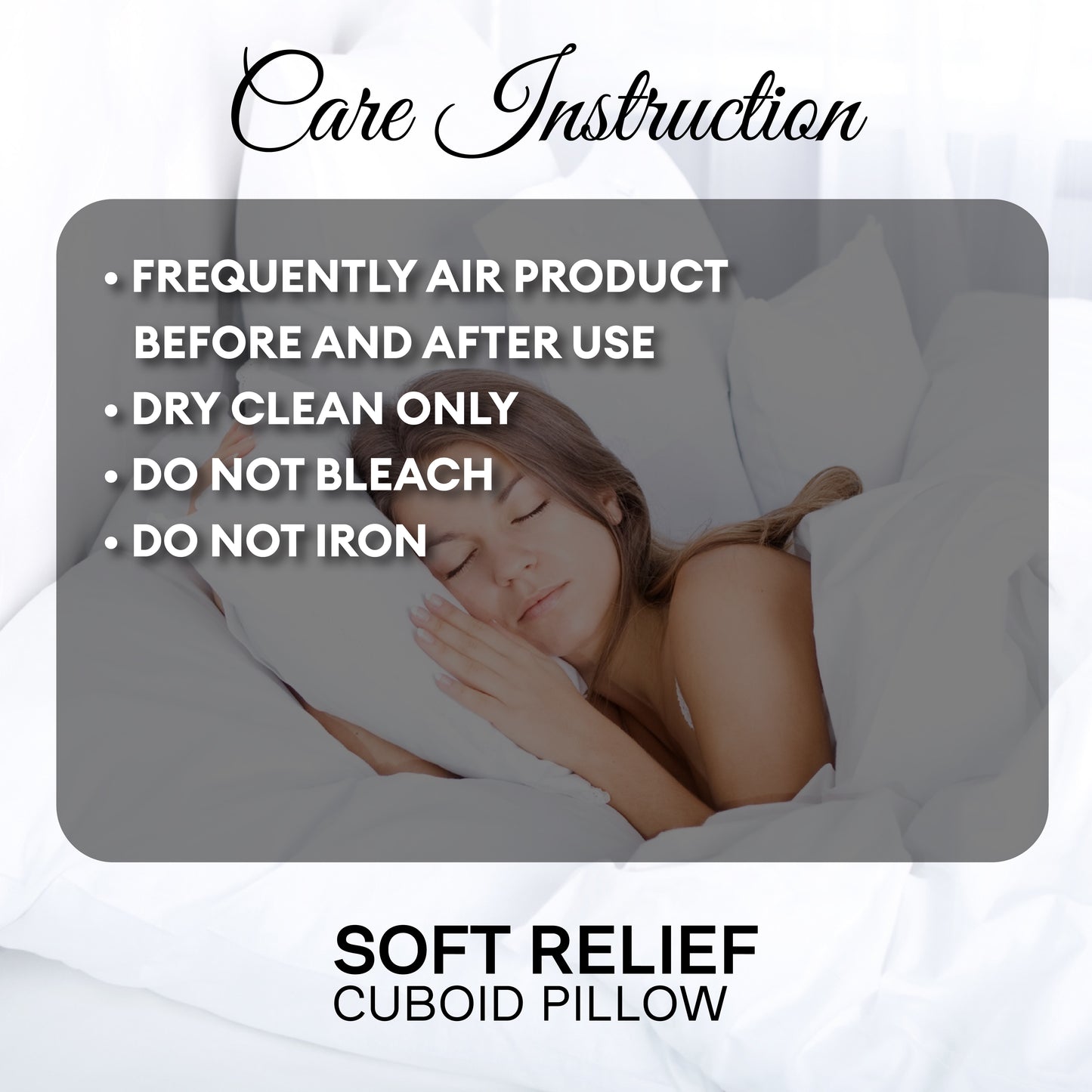 Jean Perry Soft Relief Cuboid Pillow