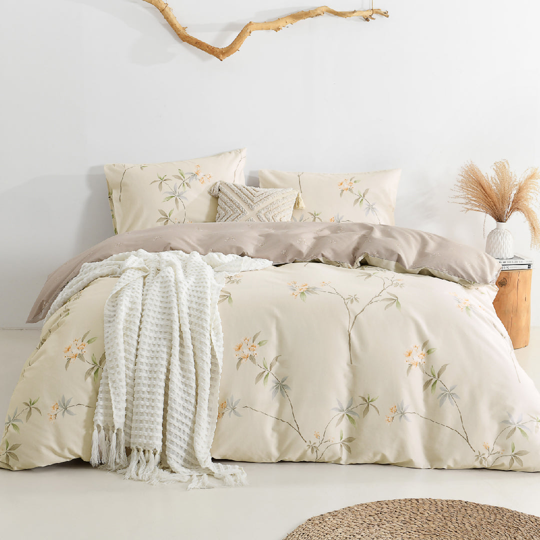 Jean Perry Dallas Quilt Cover Set - COTTON USA™ 1100TC (Super Single/ Queen/ King)