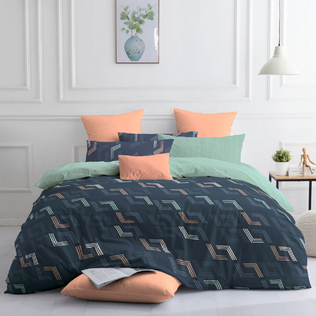 Novelle Serene Fitted Bedsheet Set - Cotton Non-Iron (Single/Queen/King) B2/B3