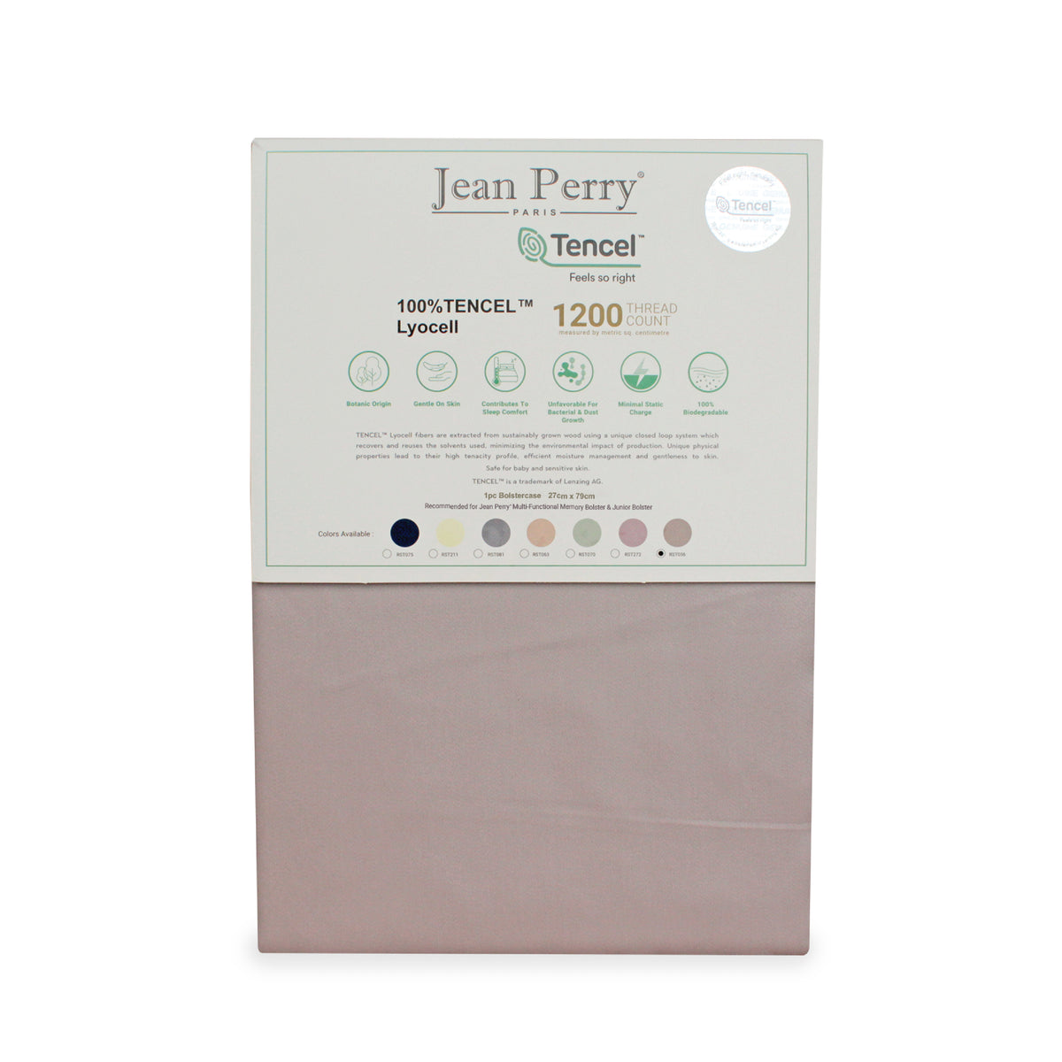 Jean Perry TENCEL™ 1pc Junior Bolster Case (KID'S size) | 1200TC