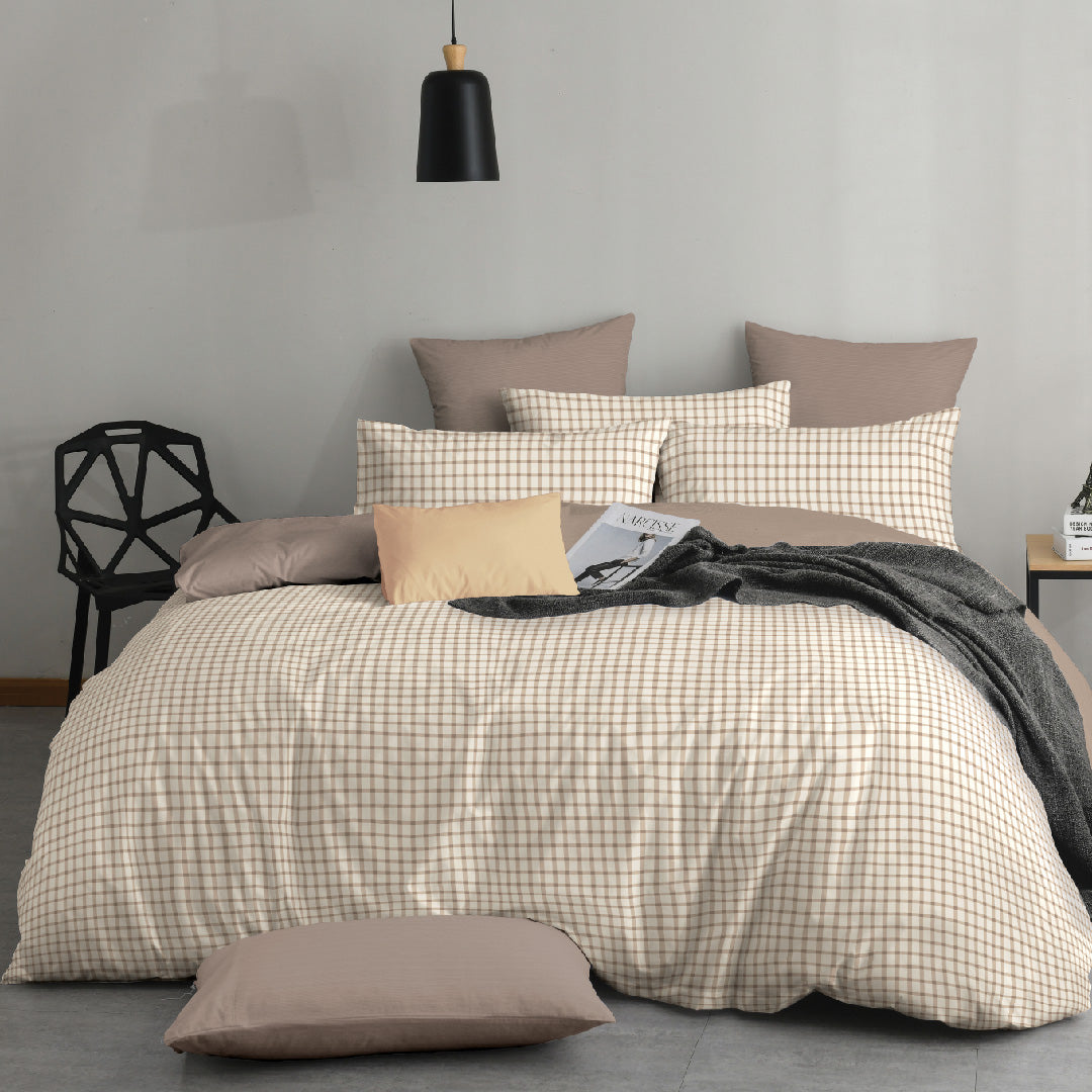 Novelle Pure Cotton Fitted Bedsheet Set - 100% Cotton (Super Single/Queen/King) B4/5/7